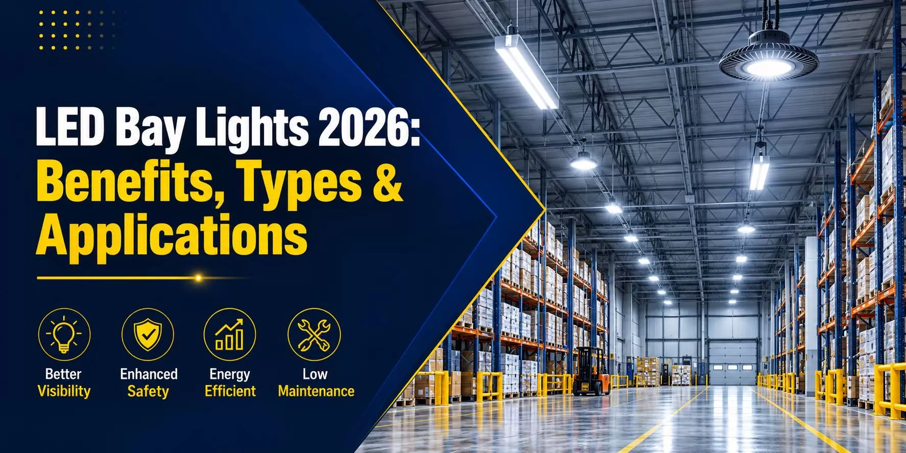 LED Bay Lights 2026: Benefits, Types & Applications