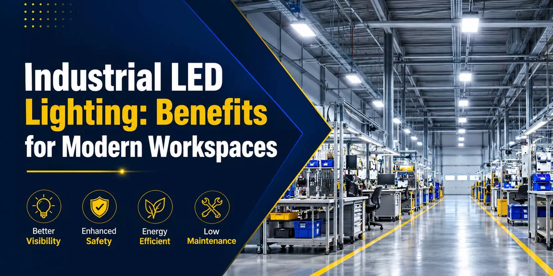 Industrial LED Lighting: Benefits for Modern Workspaces